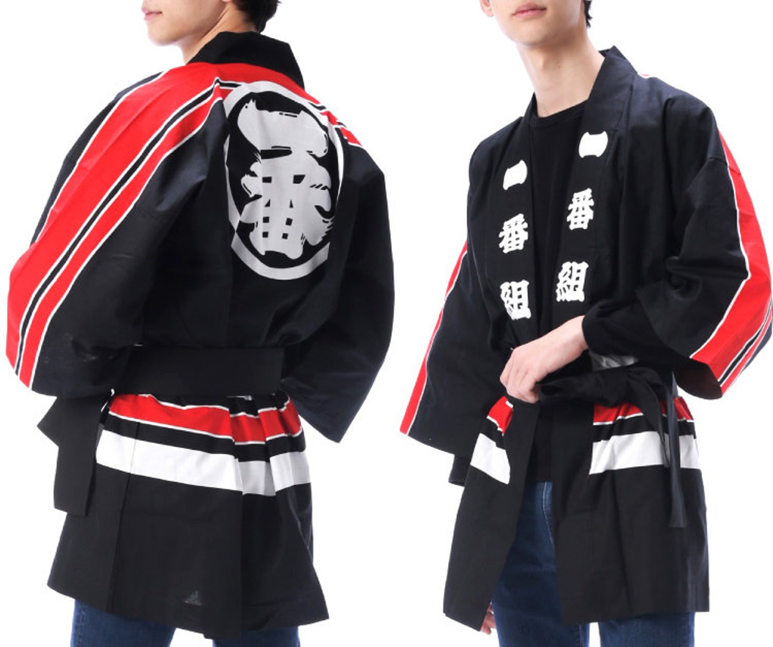 Japanese Men's Kimono Haori Jacket/ NEW/ Samurai Kimono/ Etsy