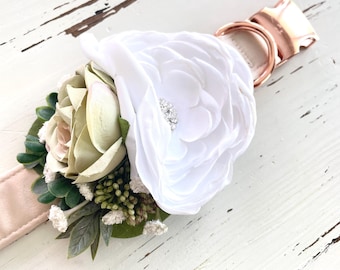 Handmade Dog Collar Flower: Satin Floral Pet Accessory