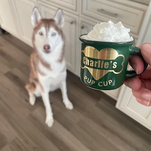 Dog Birthday gift, Reusable Pup Cup, Custom Puppuccino Mug, Dog Mom Gift, 2oz Personalized Pup Cup Mug, Dog Lovers Gift, Dog Birthday Gift