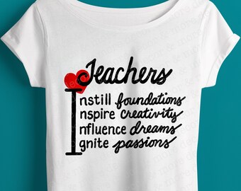 Inspirational Teacher Saying SVG File, Teacher Quote SVG, Teacher Gift SVG File, Vinyl Sayings Teacher, Teacher Svg Files for Cricut