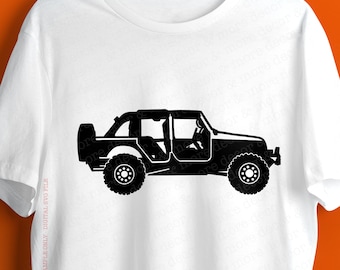 Jeep SVG File | Jeep Silhouette SVG | SUV Svg File | Jeep Shirt Svg Cut File