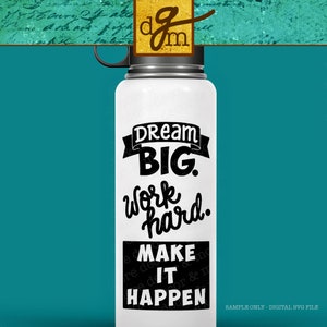 Water Bottle SVG | Fitness SVG | Workout SVG | Water Bottle Decal Svg | Motivational Svg