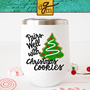 WINE GLASS SVG | Christmas Wine Glass Svg | Funny Christmas Svg | Wine Glasses Svg File | Christmas Wine Tumbler Svg | Wine Glass Decal Svg