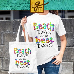Bright Beach Sublimation Design, Beach Days Sublimation, Beach Shirt Sublimation, Cute Beach Clipart, Beach PNG, Beach Trip Sublimation png