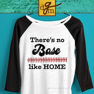 BASEBALL MOM SVG, Funny Baseball Mom Shirt Svg File, No Base Like Home Svg, Funny Baseball Saying Svg, Baseball Quote Svg Files for Cricut