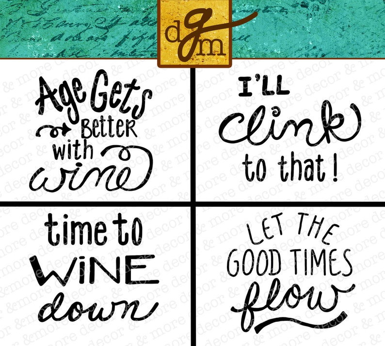 SVG Bundle Wine Glass Sayings DIY Wine Glass Decal SVG Wine Etsy Canada