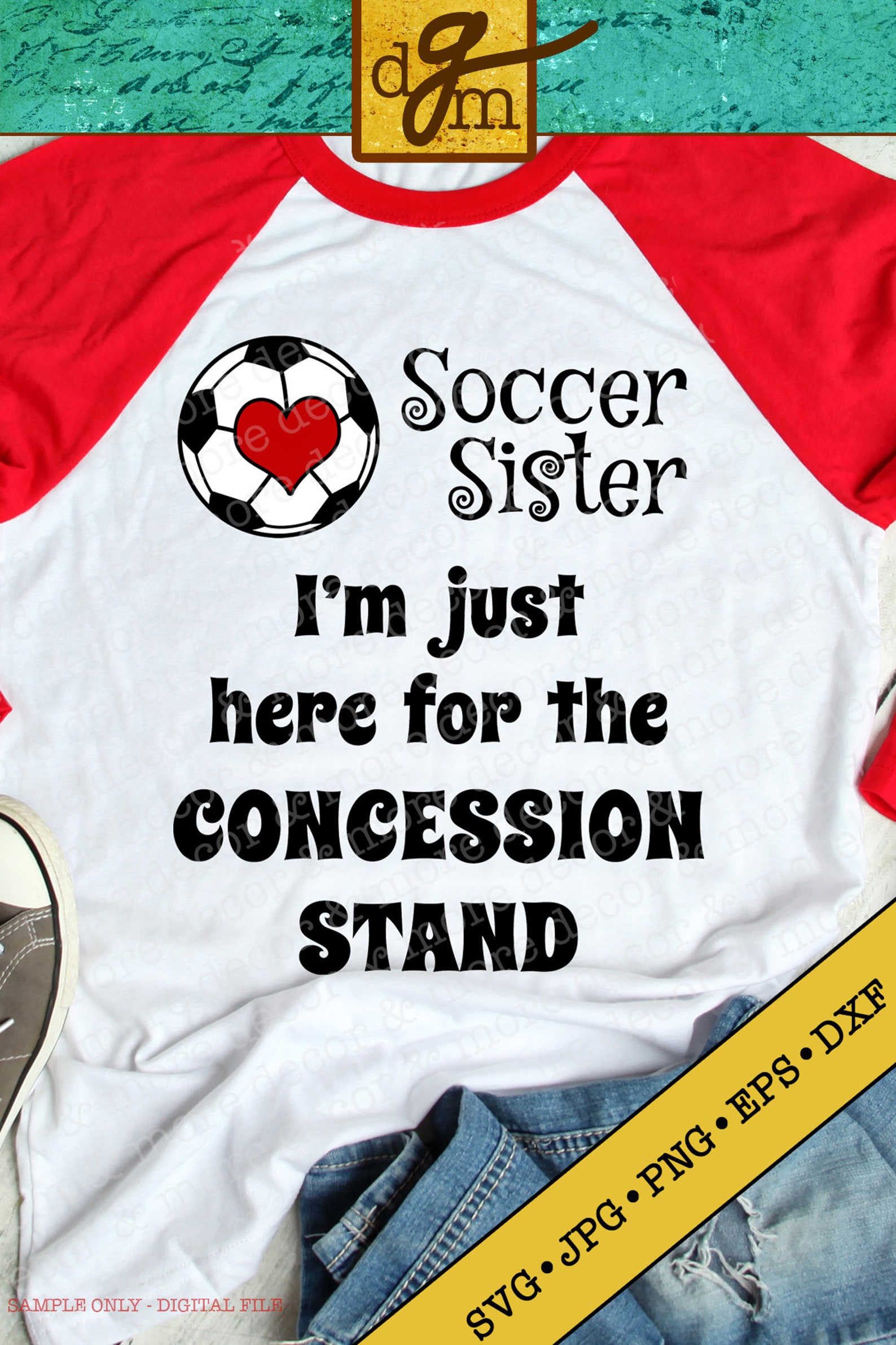Download Soccer Sister SVG File Funny Soccer Sister Quote SVG Soccer | Etsy