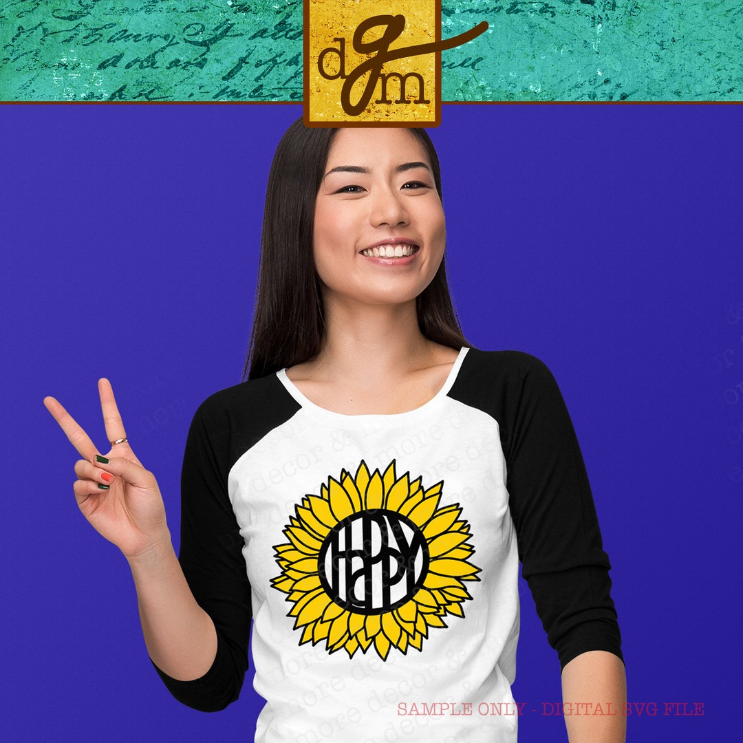 Sunflower SVG File Sunflower Shirt SVG Design Vinyl - Etsy