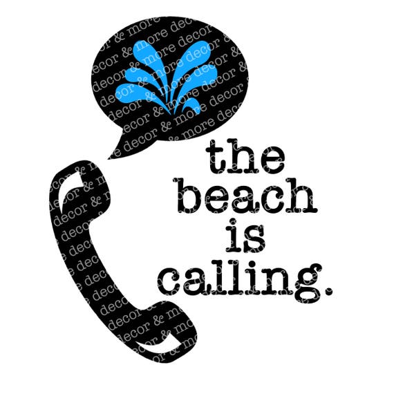 Beach Svg Beach Svg File Beach Stickers Vinyl Summer Svg Etsy