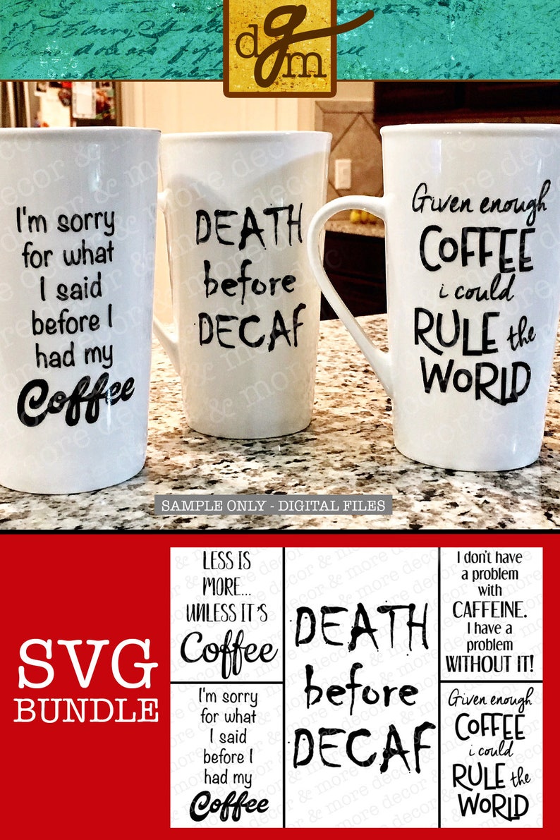Download Coffee SVG File Bundle Coffee SVG Files Coffee SVG Bundle ...