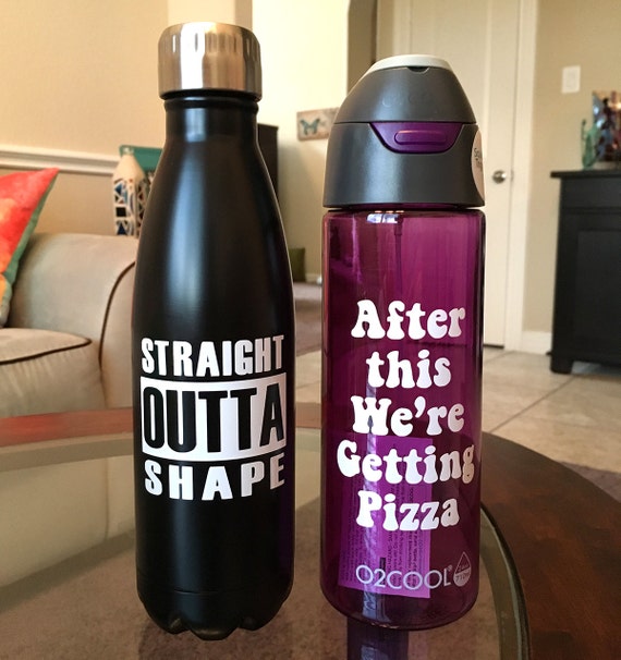 Custom Water Bottles with Cricut - Happiness is Homemade
