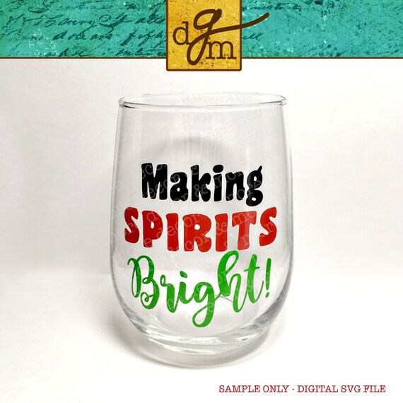 Download Free Christmas Wine Glass Svg File Funny Christmas Svg File Svg Etsy SVG DXF Cut File