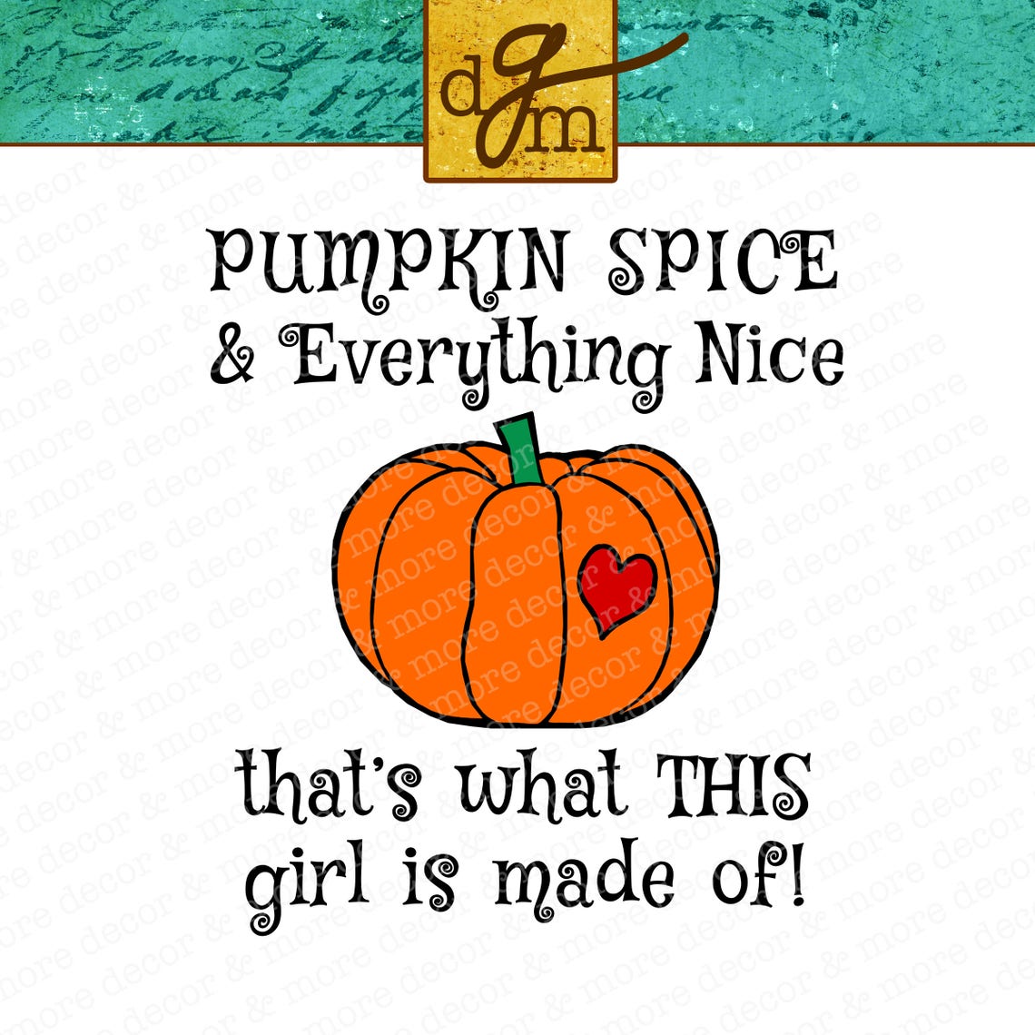 Pumpkin Spice and Everything Nice SVG, Fall SVG File, Pumpkin Spice SVG ...
