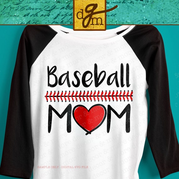 Download Baseball Mom Svg Baseball Mom With Baseball Stitches Svg Etsy