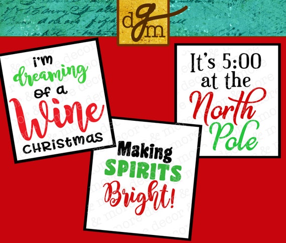 Download Free Christmas Wine Glass Svg Bundle Svg Files For Cricut Etsy SVG DXF Cut File