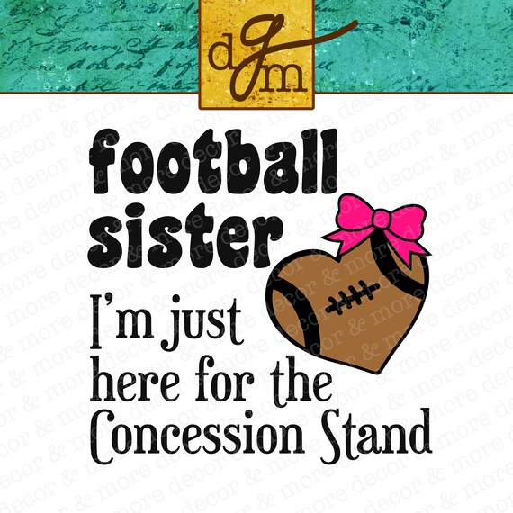 Download FOOTBALL SISTER SVG / Football Sister Svg File / Football ...