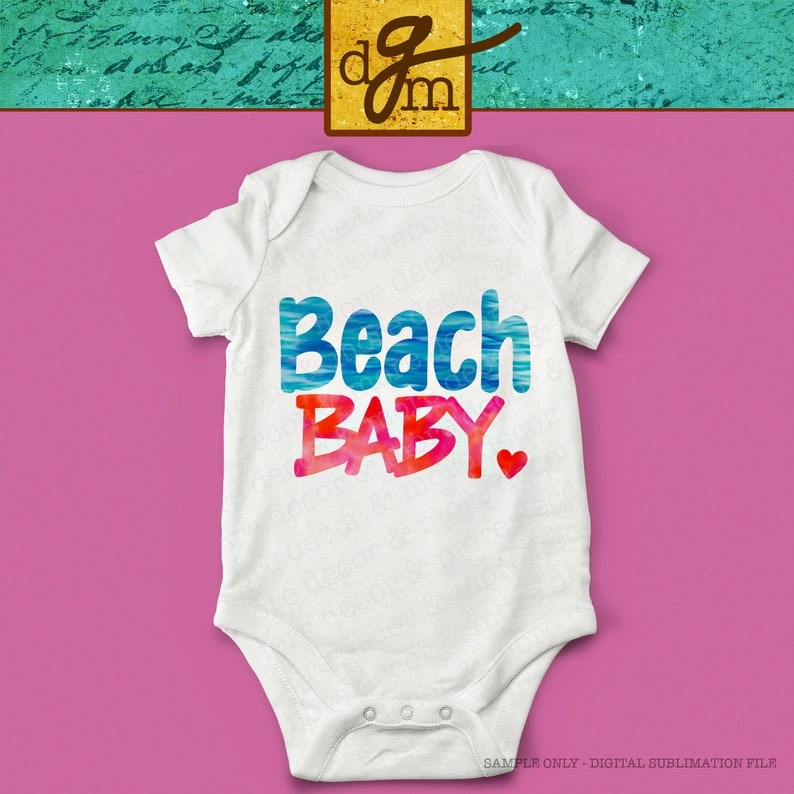 Download Beach Sublimation Design Bundle 9 Colorful Beach ...