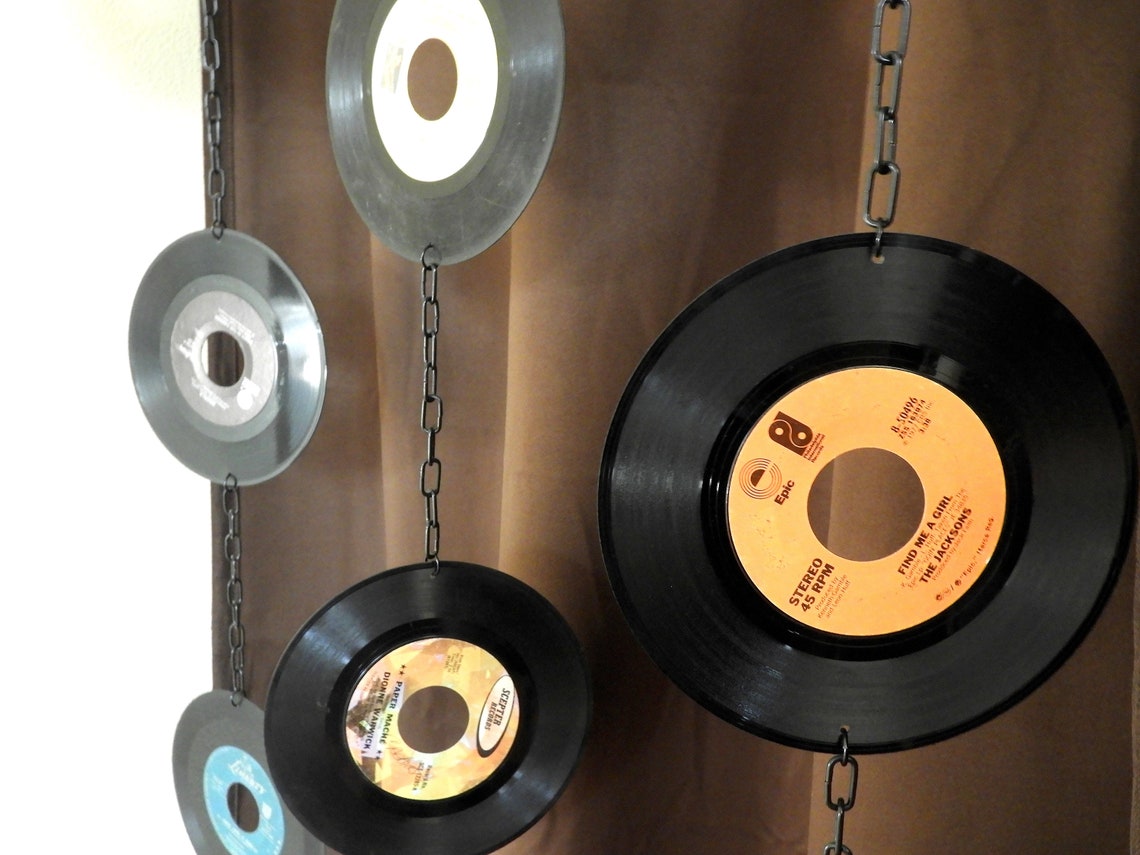 Vinyl Record Curtain / Wall Hanging - Etsy