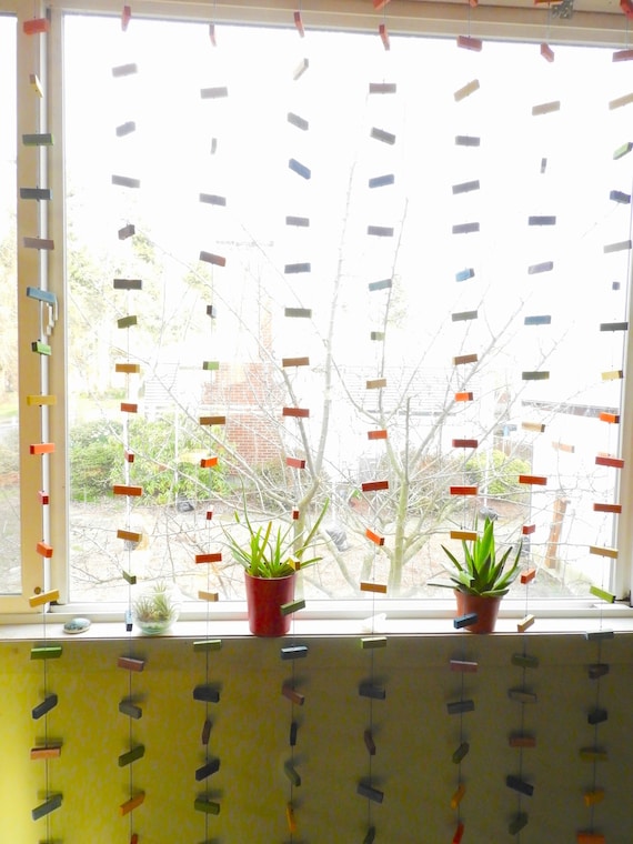 Rainbow Jenga Beaded Curtain Wall Hanging Room Divider Etsy