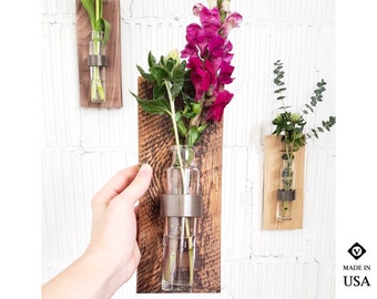 Garneck Wall Mount Flower Vase Iron Flower Plant Tube Decorative Flower Wall Holder Garneck Wall Mount Flower Vase Iron Flower Plant Tube Decorative Flower Wall Holder