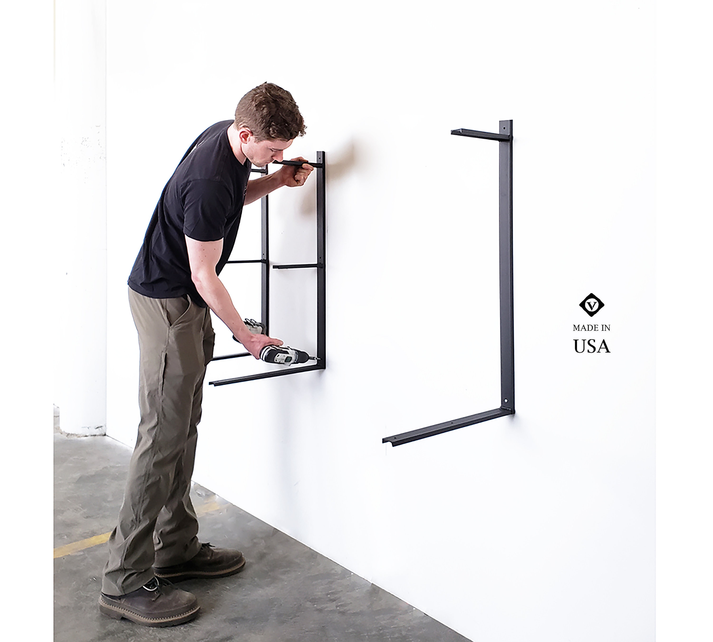 Floating Desk Brackets Wall Mount Desk Bracket Metal Shelf Bracket