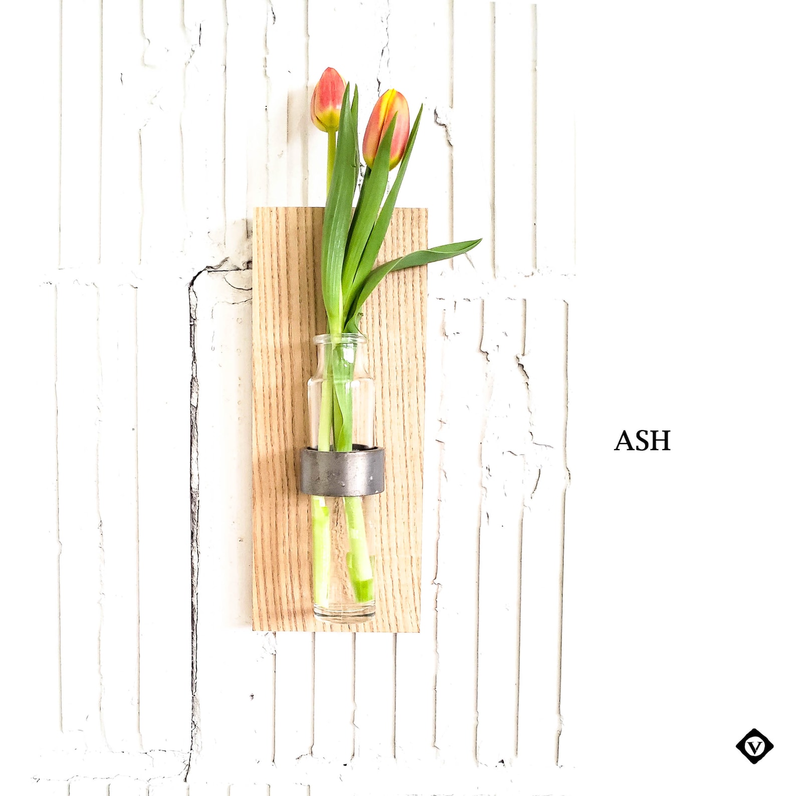 Wall Vase Wood Wall Flower Sconce Handmade in USA Wall Mount Etsy