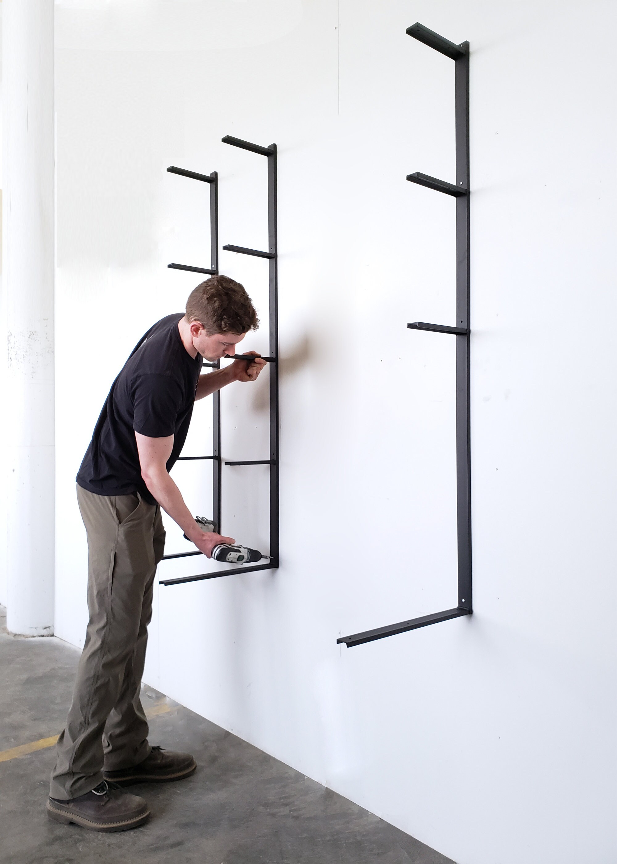 Wall Hanging Desk Storage Computer Desk Home Office Etsy