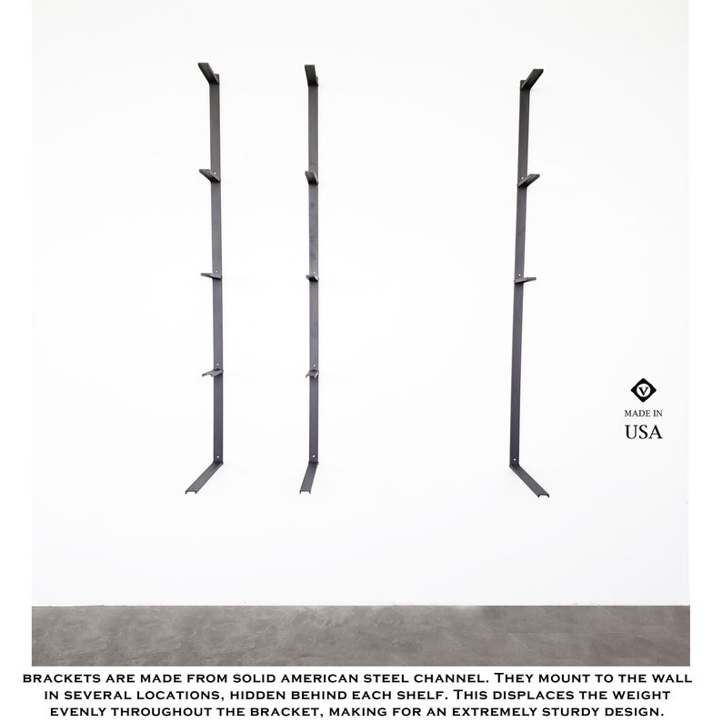 Floating Desk Brackets Wall Mount Desk Bracket Metal Shelf Etsy