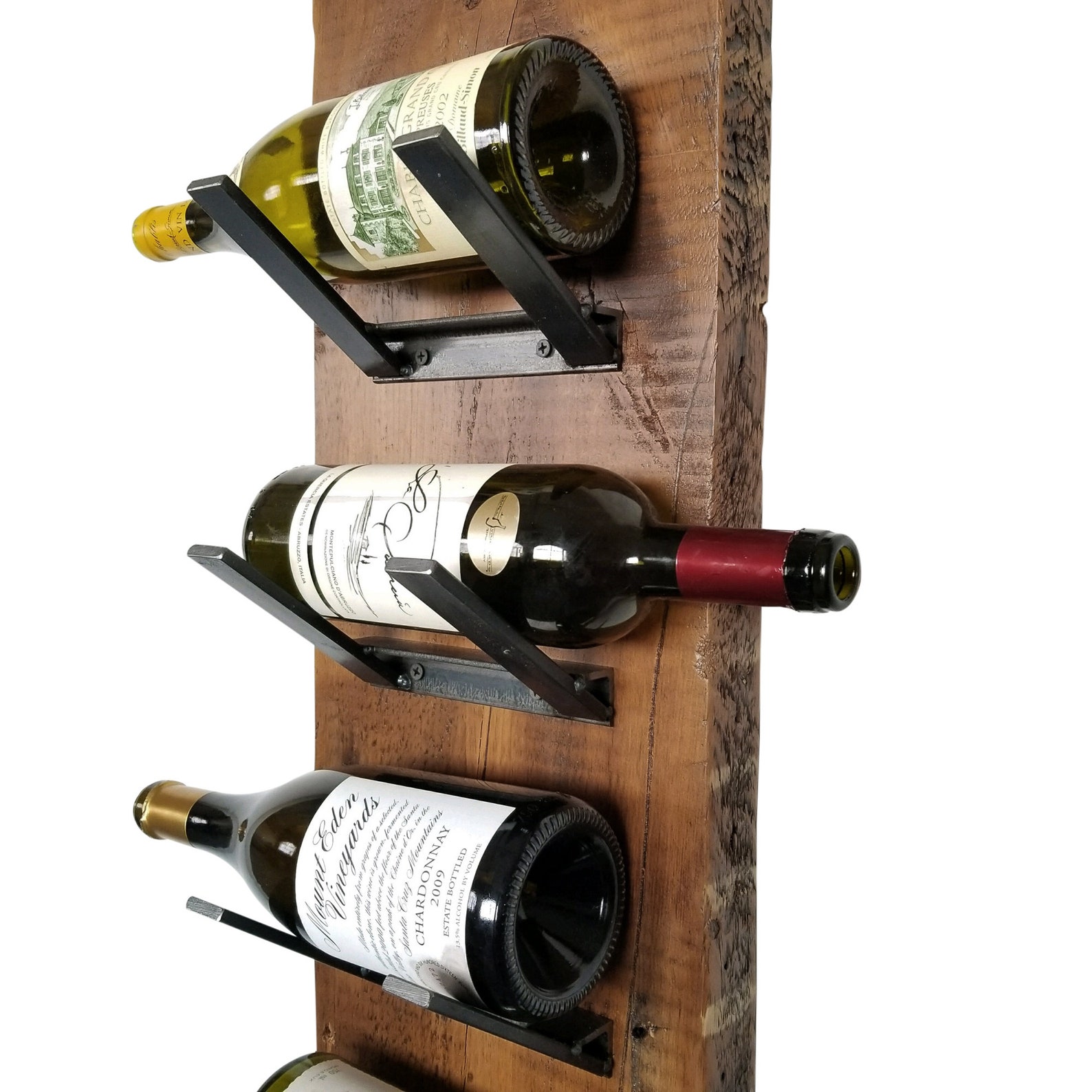 Wine Bottle Holder Wood Wine Rack Wedding Gift for Groom Etsy