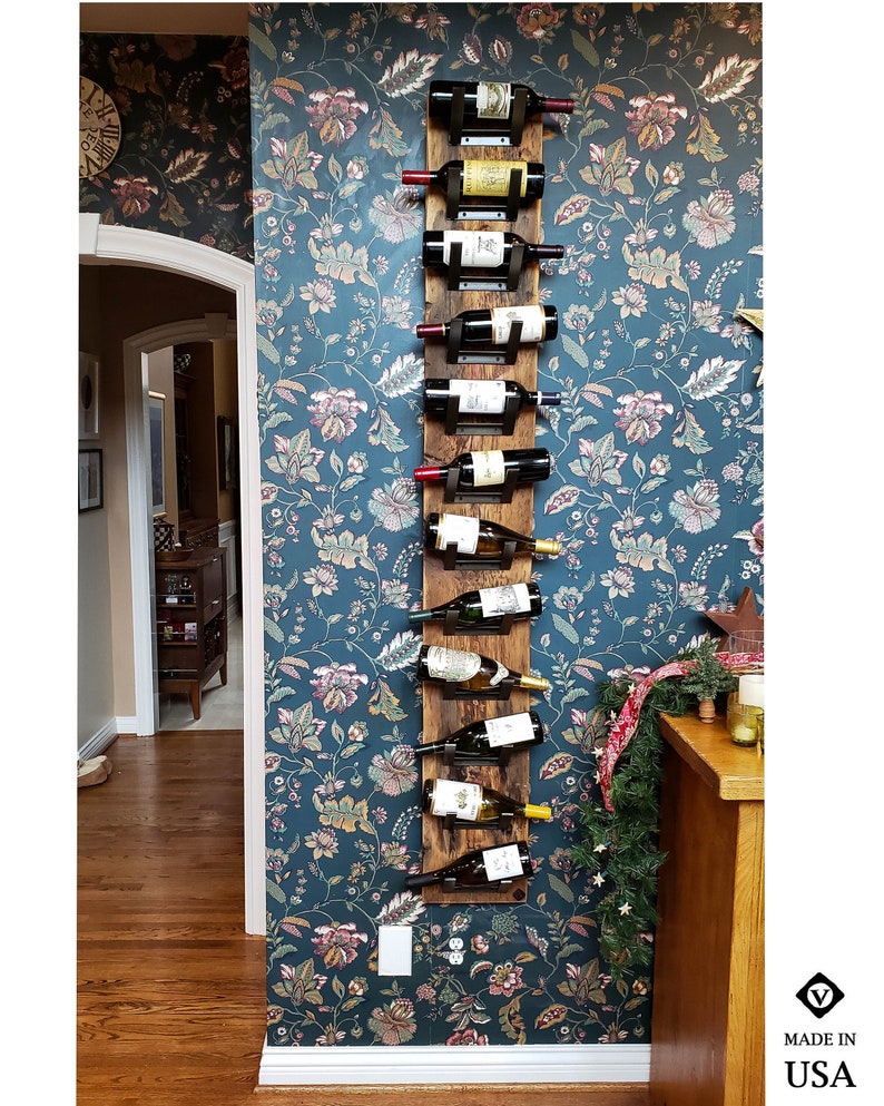 Vaultfurniture Wall-Mount Wine Rack - Thumbnail 2