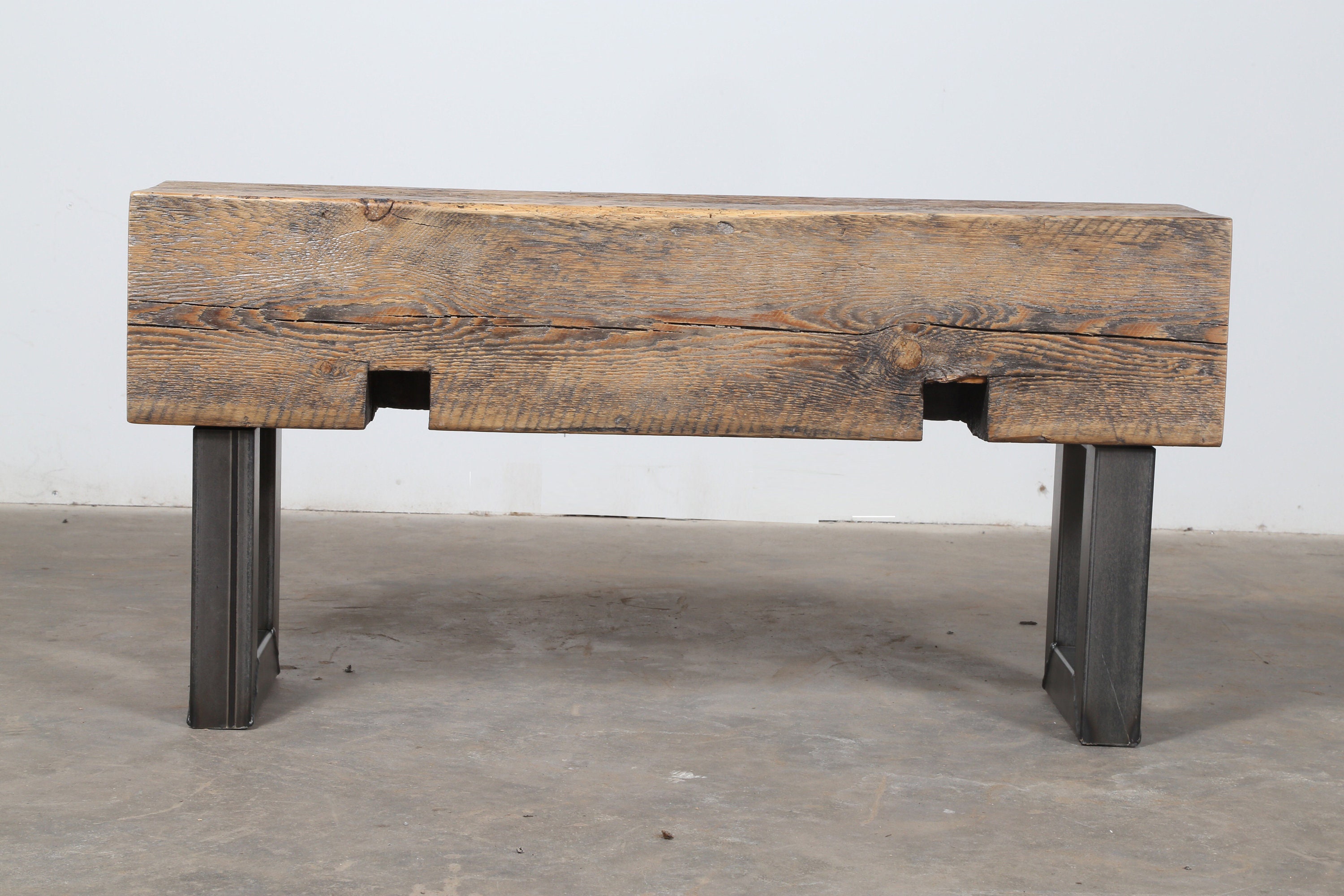 Small Bench Narrow Bench Seat Beam Bench reclaimed Wood Etsy Australia