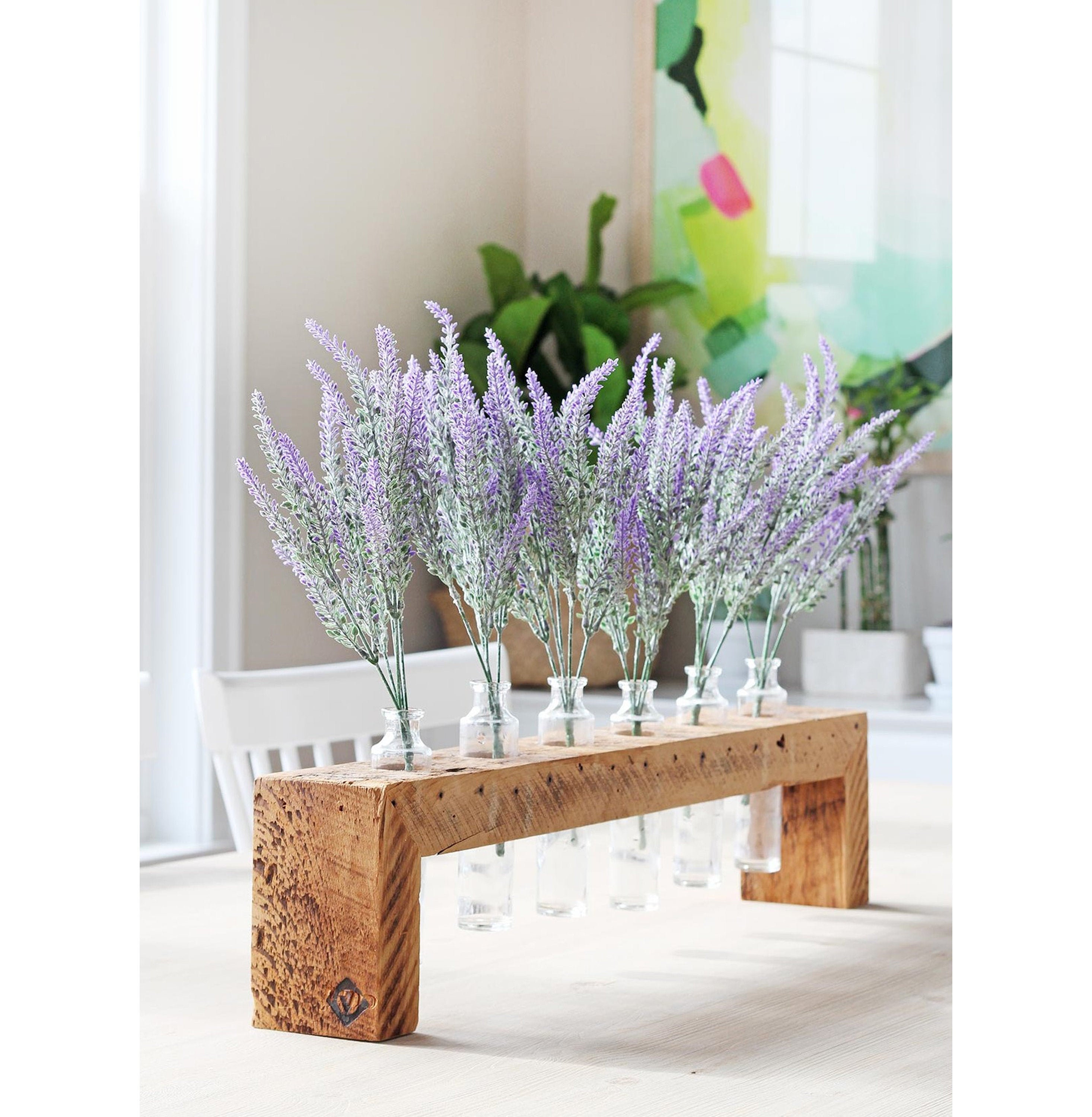 Reclaimed Wood Vase Centerpiece
