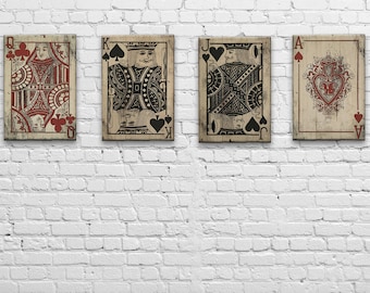 Large Playing Cards Etsy