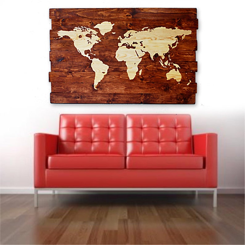 Map Wall Art Wood Wall Art Design Wall Hanging Farmhouse Wall Etsy