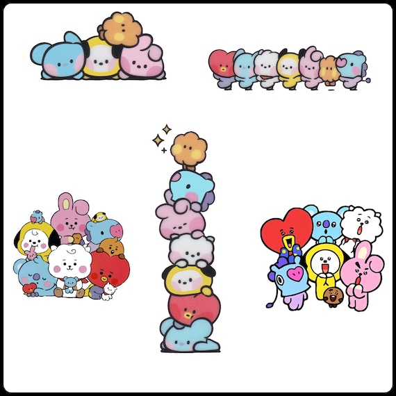 BTS BT21 Sticker Planner Stickers Journal Stickers Etsy