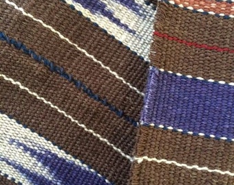 Traditional handwoven Karen sarong warp ikat