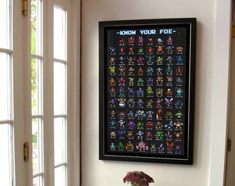 Mega Man "Know Your Foe" XL 24x36" Poster
