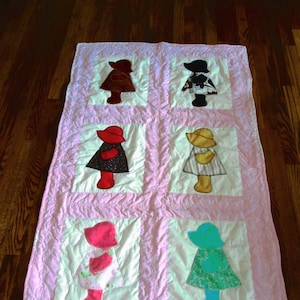 Sunbonnet Sue lap or baby quilt