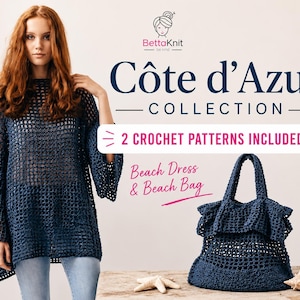 Crochet Beach Cover Up Pattern PDF | Beach Bag Pattern Bundle | Summer Crochet | Instant Download