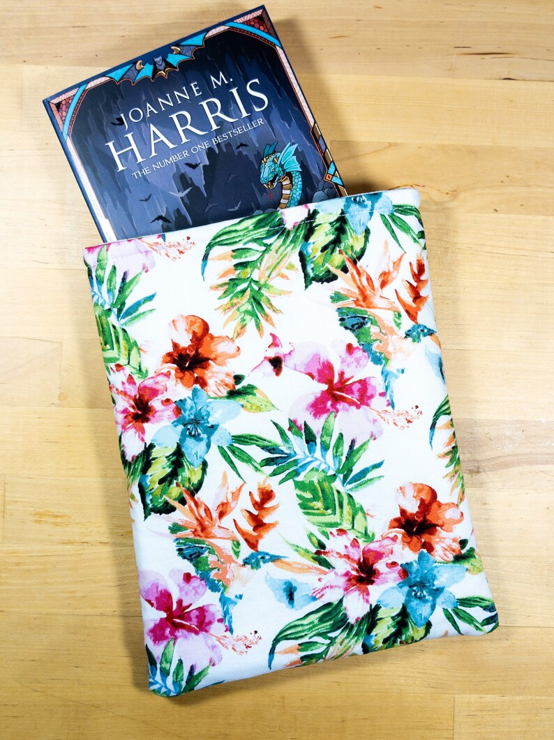 Tropical Flora and Fauna Book Sleeve Paperback Etsy