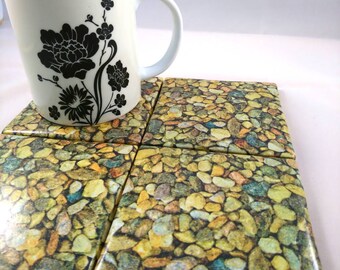 coaster tile handmade shipping