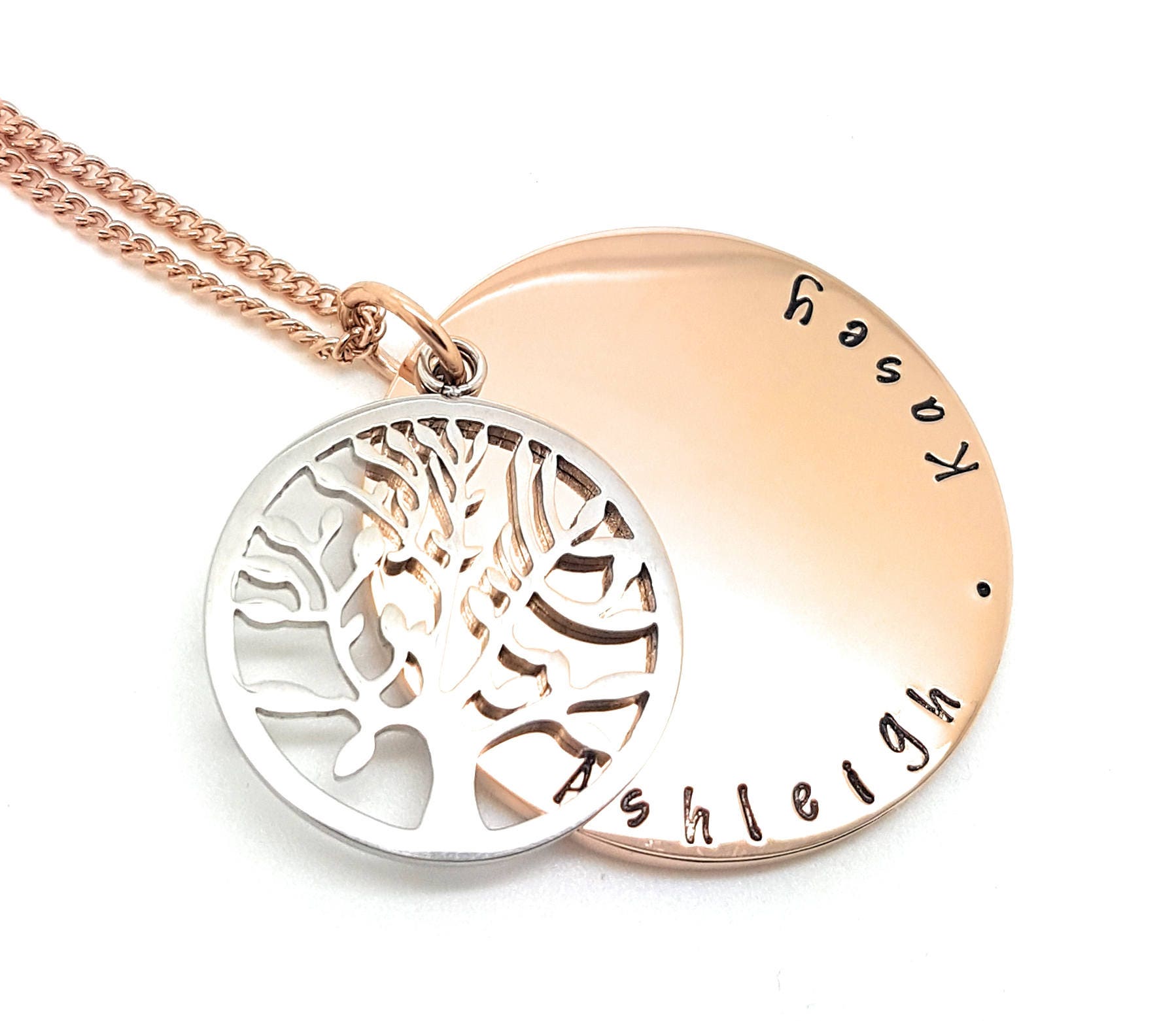 Tree of life sale jewellery rose gold