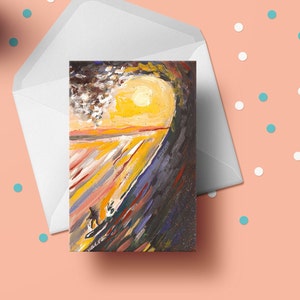 Cartão de Saudações de Surfista com Envelope | Cartão de Surfe, Cartão de Feliz Aniversário, Cartão para Qualquer Ocasião