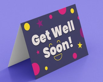 Get Better Soon Greetings Card With Envelope | Get Better Card, Get Well Card, Things Will Get Better