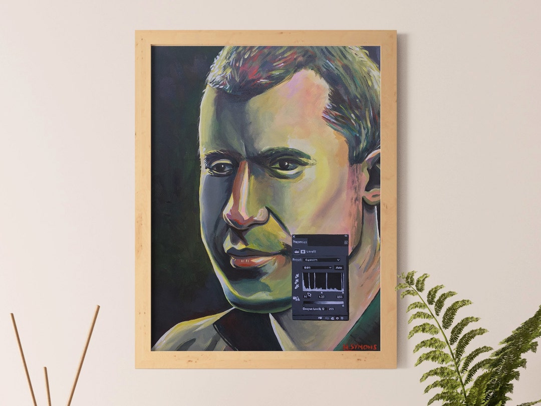 Original Acrylic Painting Handmade Wall Art Portrait Art Etsy Ireland