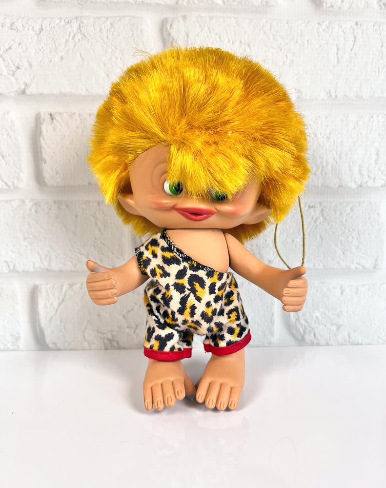 ✅　1965年　トロール人形　Unica Belgium TROII 1965 Unica Monkey Boy Troll doll made in Belgium 8