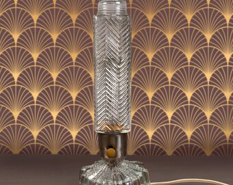 1930s Art Deco Torpedo Vanity / Boudoir Lamp