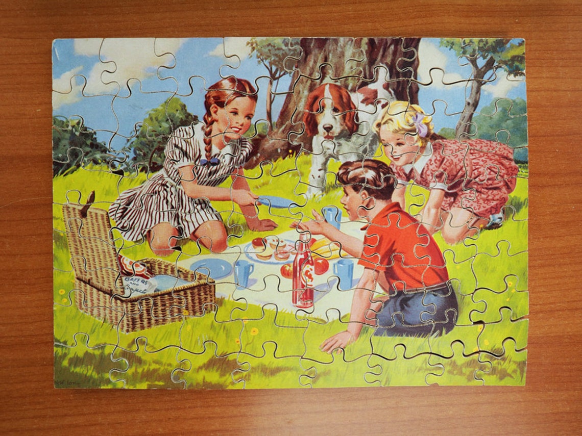 VICTORY Vintage Wooden Jigsaw Puzzle by J.G. Hayter & Co. Etsy