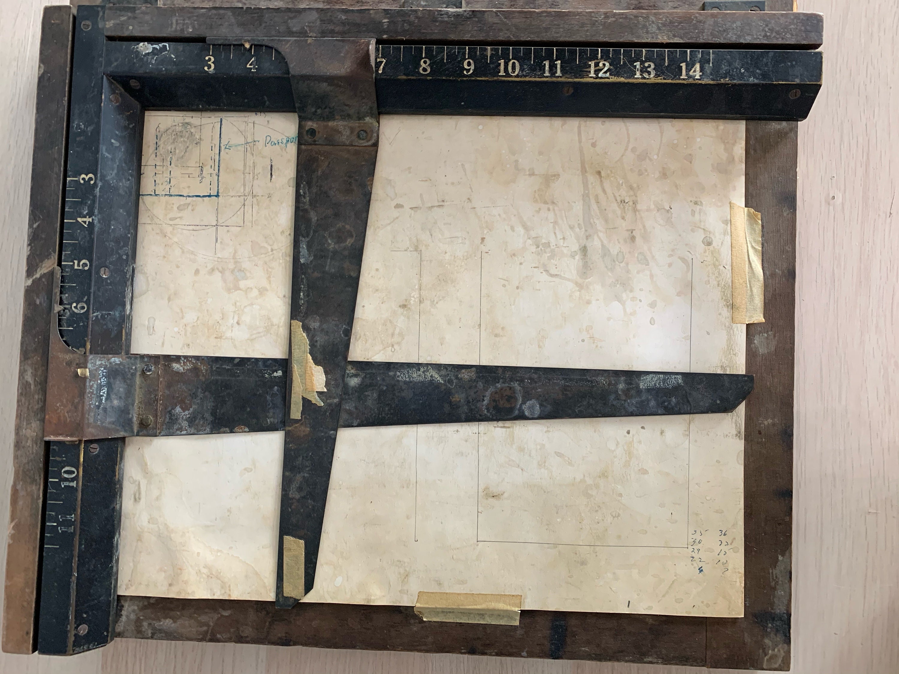 Vintage Darkroom Easel Masking Frame by Eastman Kodak Etsy