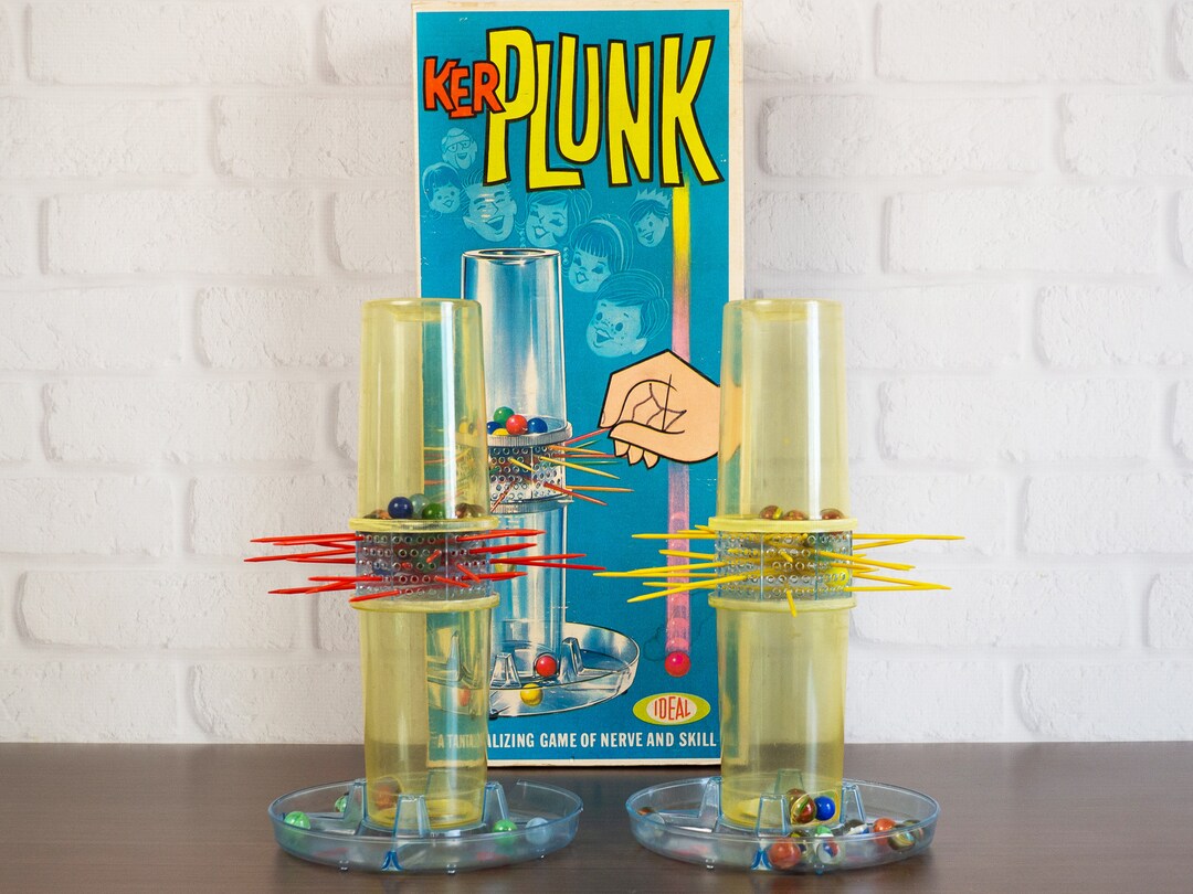 1967 Vintage Original Kerplunk Game by Ideal Etsy